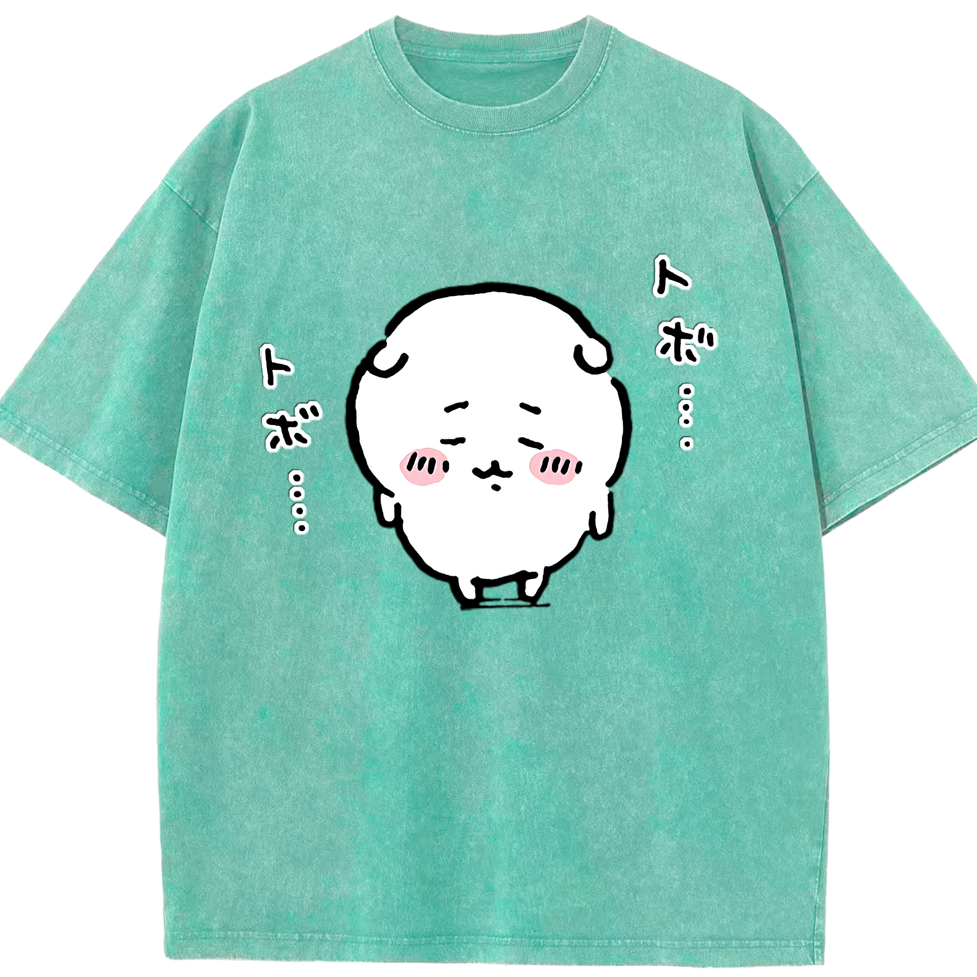 （画像用） ちいかわ ちいかわ Chii-kawa chiikawa 綿100% ヴィンテージ風 半袖Tシャツ（フロントプリント）